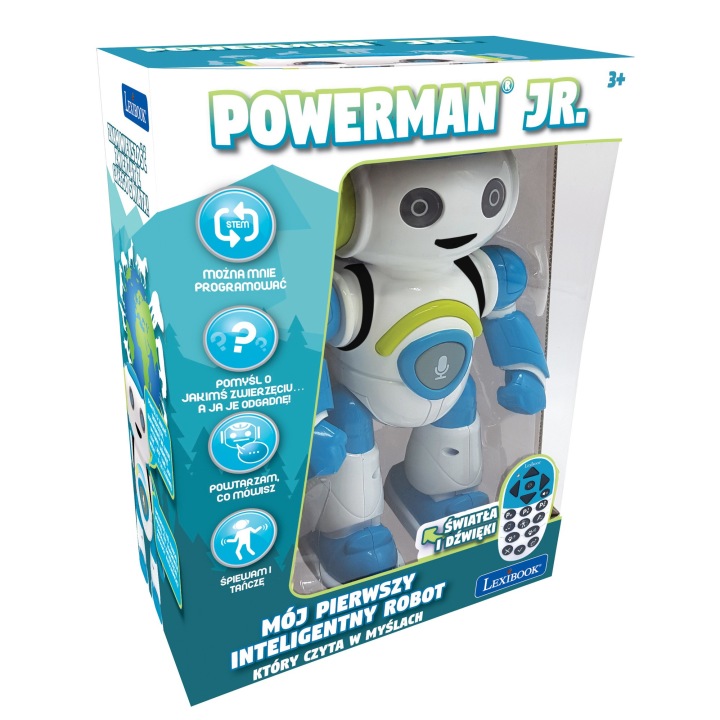 Lexibook Робот + пульт Powerman JR ROB20PL вгадує тварини для дітей 3+ — фото 5