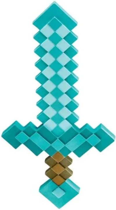 MINECRAFT костюм на хелловін алмазний меч зброя 51 см — фото 4