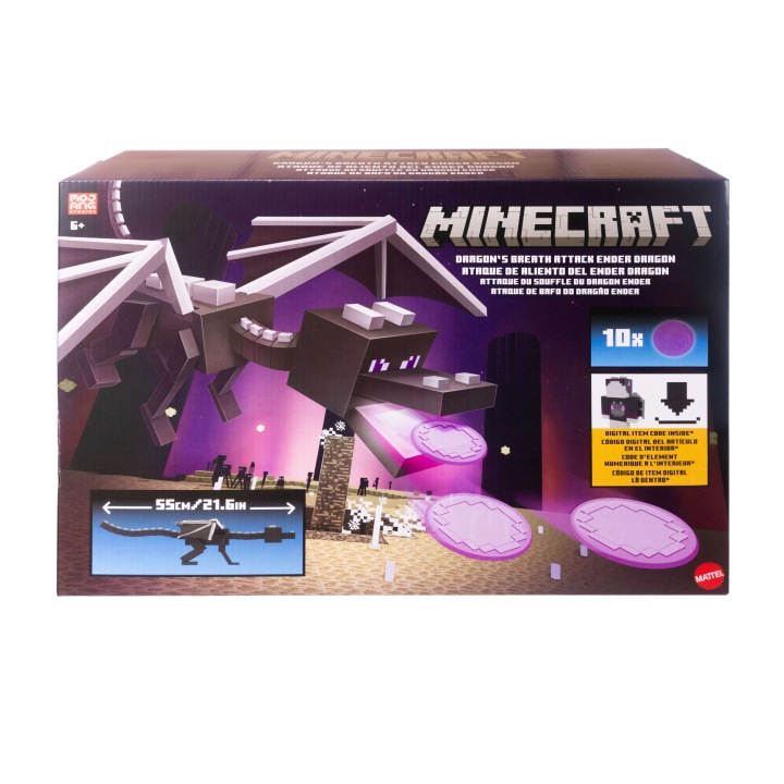 Фігурка Mattel Minecraft Дракон Endu з атакою дихання дракона 55 см JKC13 — фото 6