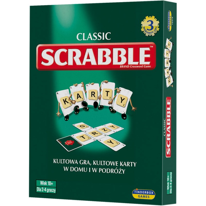CLASSIC SCRABBLE культова гра словесна гра карткова /Piatnik/