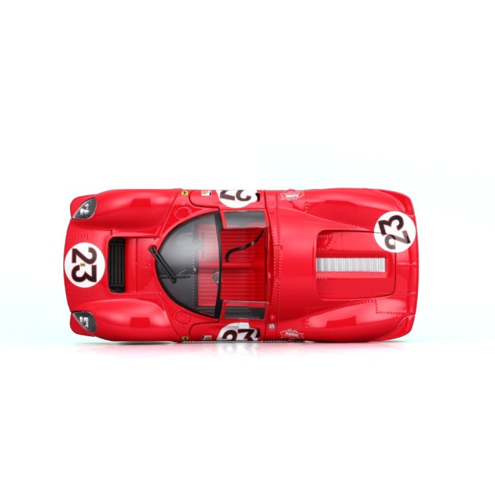Ferrari 330 P4 #23 Daytona 1967 л. Bandini C. Amon 1:24 Bburago 18-26310 — фото 10