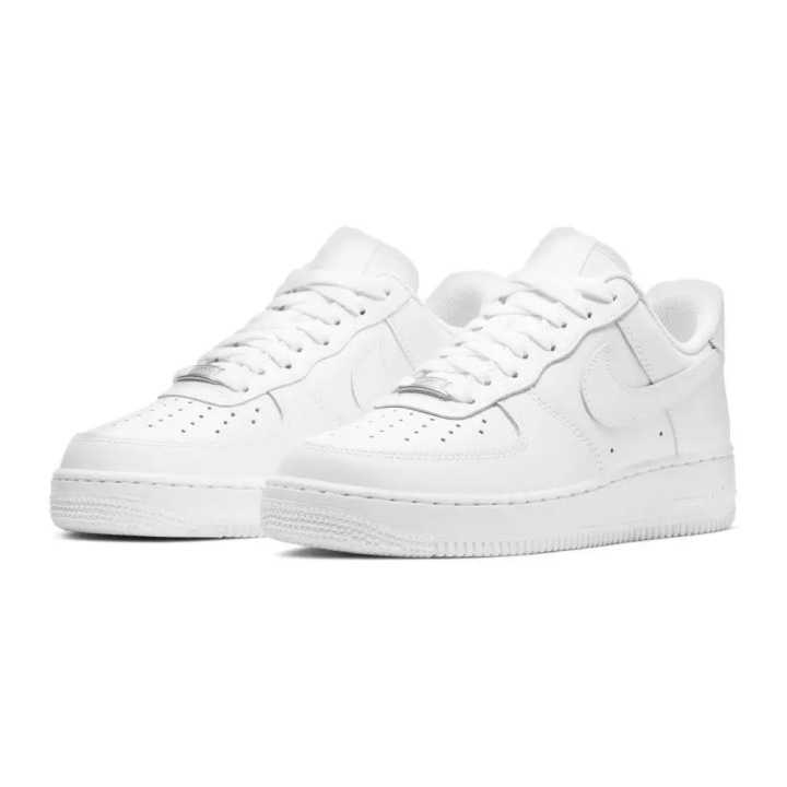 Взуття Nike На шнурівці Білі Шкіра Натуральна AIR FORCE 1 LE DH2920111 # 36,5 — фото 6