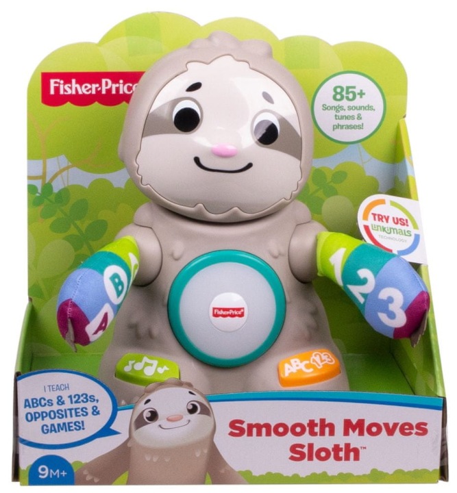 Fisher-Price Linkimals Лінивець Інтерактивний Іграшка Латиський LV подарунок — фото 4