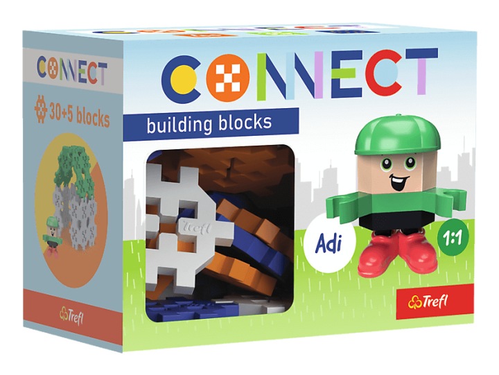 Конструктор CONNECT Набір Pocket 30 Boy з фігуркою ADI клітинки — фото 7