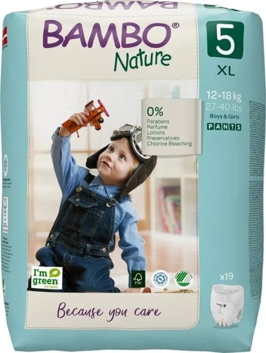 Bambo Nature Трусики-підгузки 5 11-17 кг 19 шт. Проти Попрілостям Зручні — фото 6
