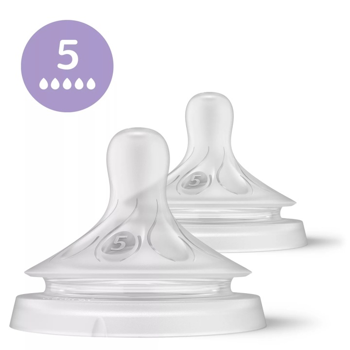 PHILIPS AVENT NATURAL RESPONSE соска для пляшки антиколіковий 6 міс.+ 2 шт. — фото 11