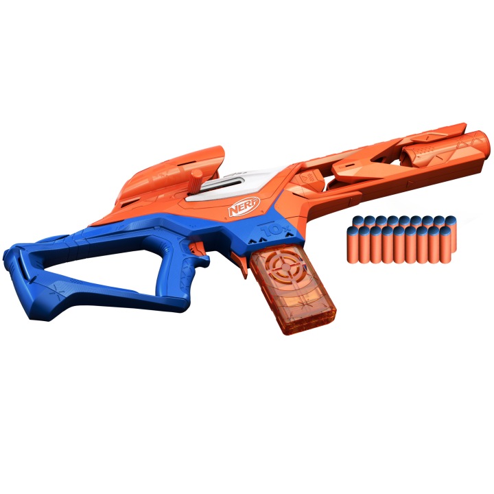 NERF пістолет N серія PINPOINT набір пускова установка + 18 стрілок F8621 — фото 11