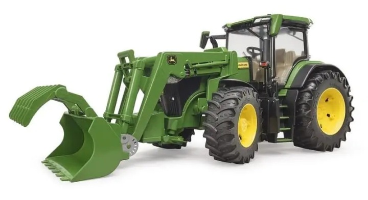 Bruder трактор John Deere 7R 350 з навантажувачем 03151 — фото 7