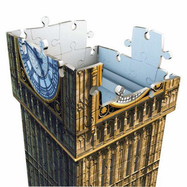 Пазли 3D Ravensburger Big Ben 216 ел. Споруда Модель Вежа Заводна — фото 2