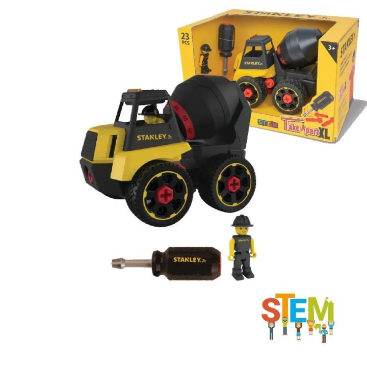 Іграшка Розвивальна Бетономішалка XL DIY для Складання Stanley Jr. — фото 4