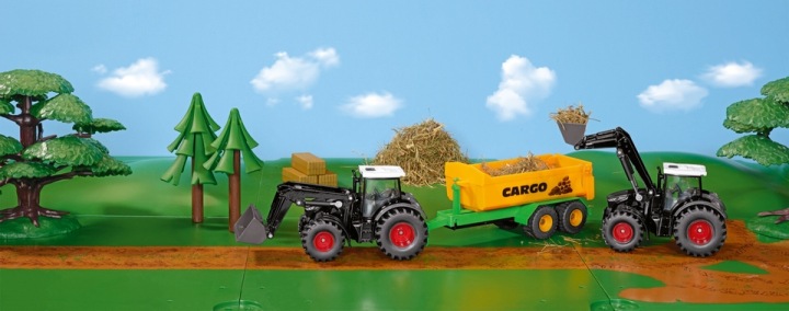 S1990 _Siku Фермер_ - Трактор Fendt 942 Vario з передньою навантажувачем — фото 8