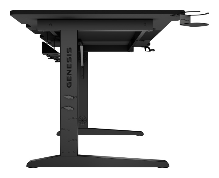 Письмовий стіл геймерський Genesis Holm Modular 180 Регулювання висоти Чорний — фото 9