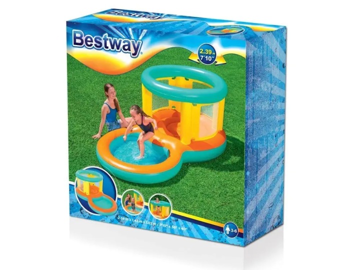 Надувний Jumping з Басейном 2 в 1 для дітей 3+ BESTWAY 239x142x102 — фото 16
