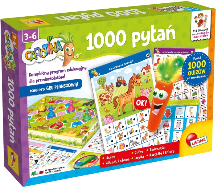 Carotina 1000 питань - Гра розвивальна вікторина для дітей 3-4-5-6 річних — фото 3