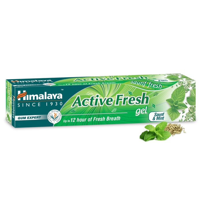 Гель для миття зубів ACTIVE FRESH 80 г Himalaya Herbals