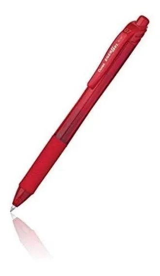 Ручка гелева гель PENTEL BL107 червоний 0,7 мм — фото 6