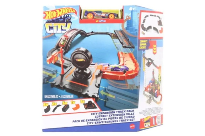 Hot Wheels Трек гоночний автомобільний набір для розширення+ машинка HDN95 — фото 8