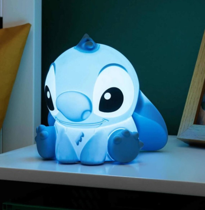 DISNEY STITCH нічник з акумулятором м'яка 15 см stitch для дитини — фото 10