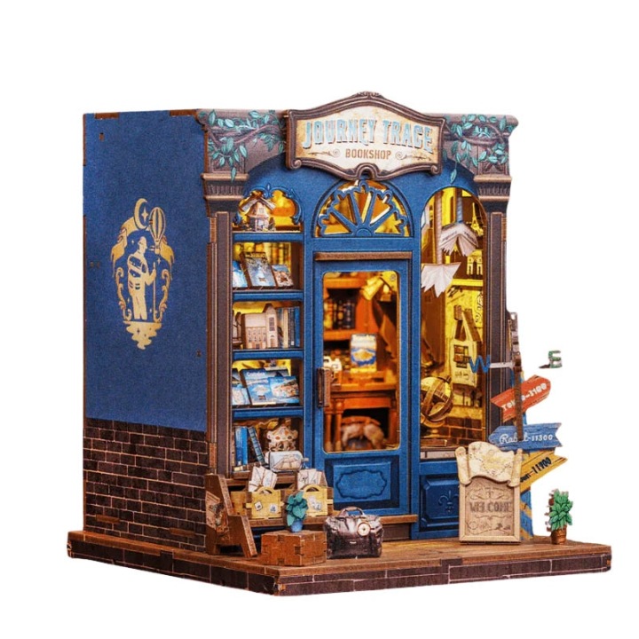 Book nook DIY CuteBee Книгарня Дорожня LED 241 ел. — фото 8