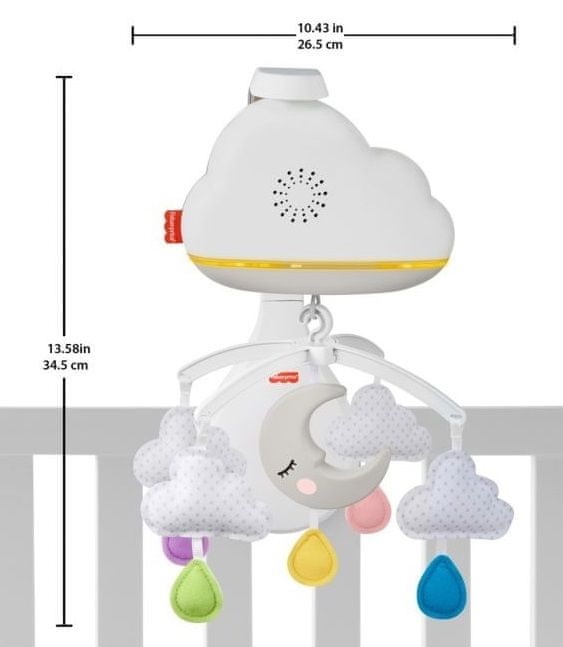 Fisher-Price | Карусель з ведмедиками 3 в 1 зі звуками і показом вогників,CDN41 — фото 9