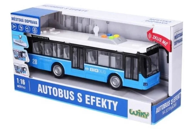 Автобус з ефектами 29 см - чеський упаковка — фото 4