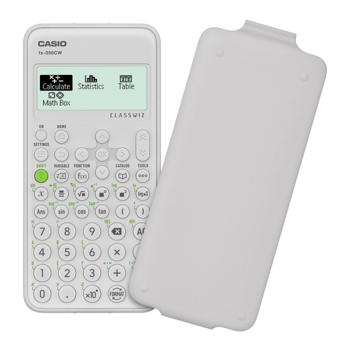Калькулятор шкільно науковий CASIO FX-350CW CLASSWIZ таблиці статистика код QR — фото 2