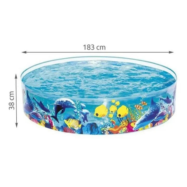 Басейн Наливний для дітей Морська Одіссея 183x38 см BESTWAY 55030 — фото 11