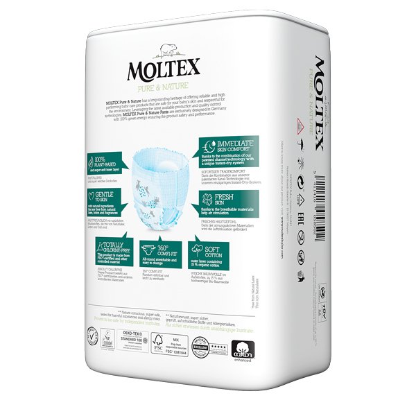 Трусики-підгузки Moltex Pure & Nature Junior 9-14 кг (20 шт.) — фото 4