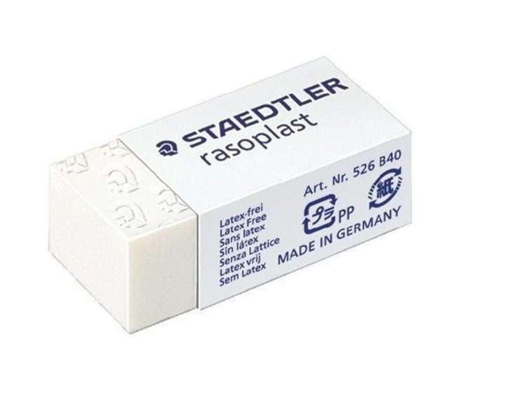 Гумка STAEDTLER Rasoplast - 33×16×13 мм — фото 3