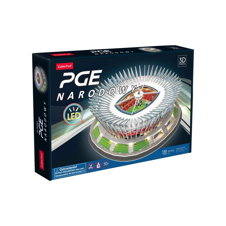 Пазли 3D CUBIC FUN PGE Національний LED 306-L541H (144 елементи)
