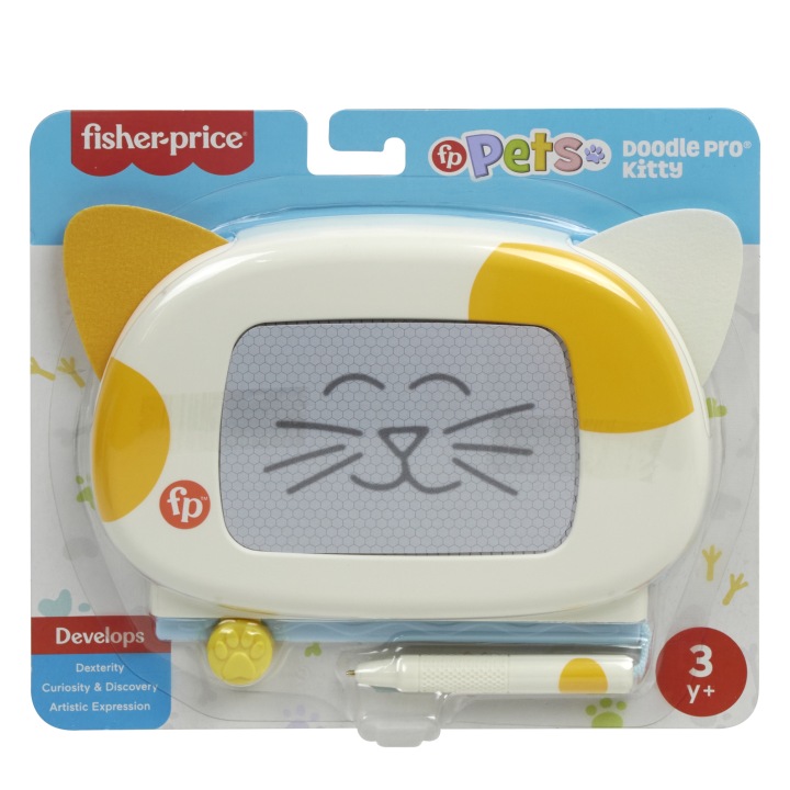 Fisher-Price Дошка для малювання Doodle Pro Котик Дошка для малювання для малюка 3+ — фото 4