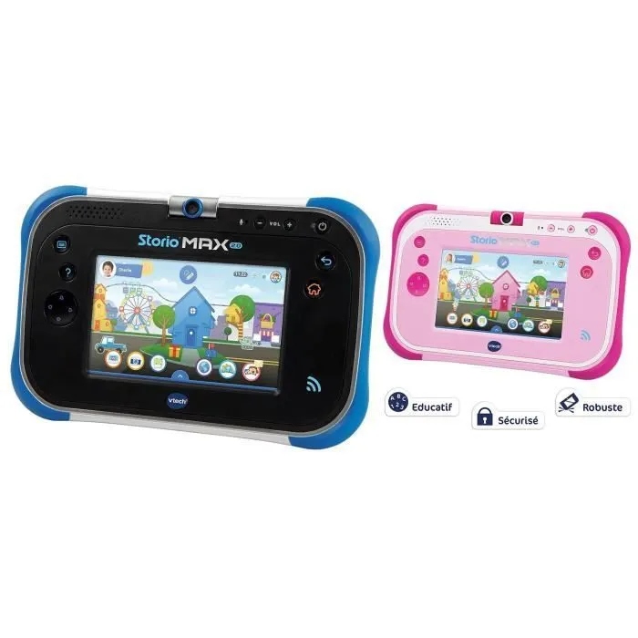 Планшет для дітей VTech Storio Max 2.0 5 дюймів WiFi 8 ГБ синій французький — фото 9