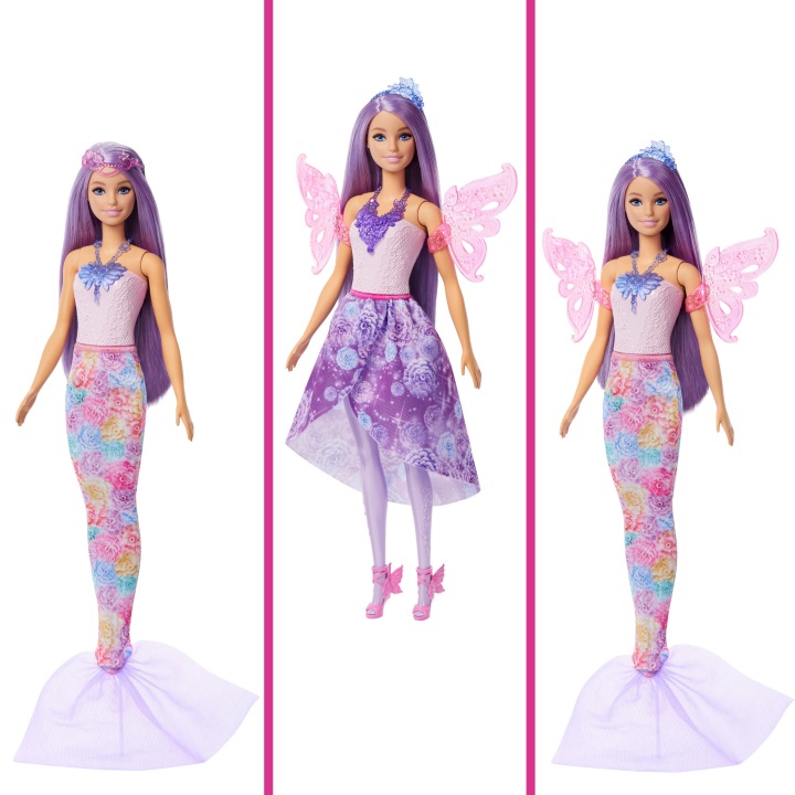 BARBIE фентезі лялька русалка фея 10 стилізації одяг аксесуари JCP74 — фото 7