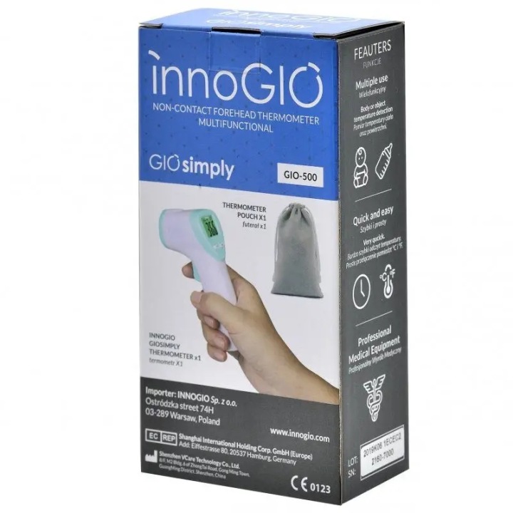 Термометр безконтактний INNOGIO GIO-500 у коробці (вживаний) — фото 7