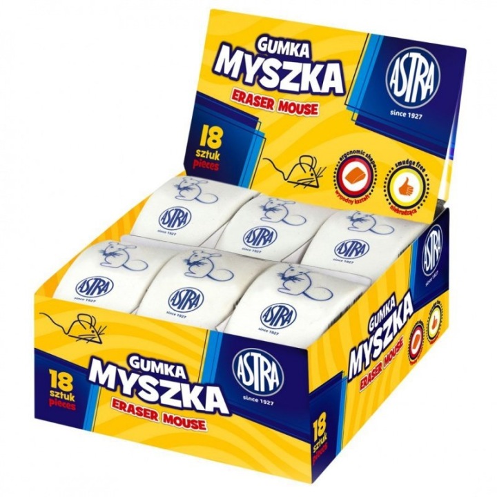 Гумка для стирання Мишка Astra — фото 2