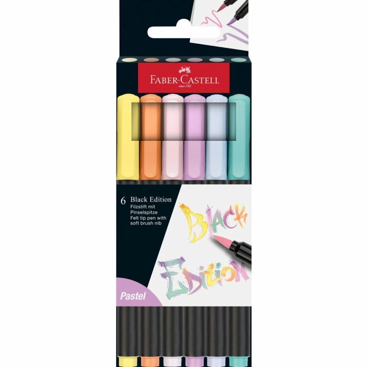 FABER-CASTELL Фломастери пензликові 6 Pastel — фото 10