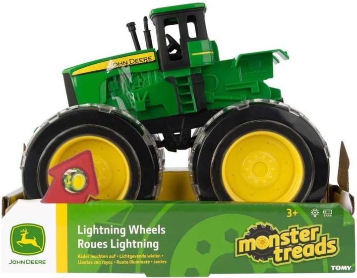 Трактор John Deere Monster Treads TOMY з великими світними колесами (вживаний) — фото 2