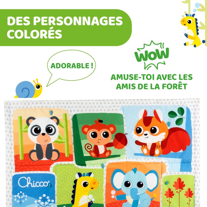 CHICCO FOREST XXL великий килимок розвивальний для гри — фото 8