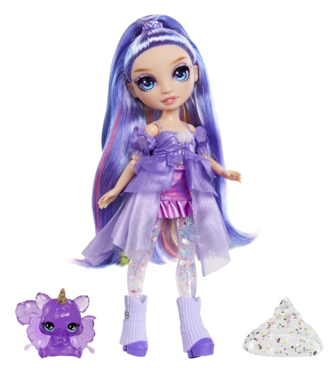 Лялька rainbow high rainbow shimmers з слайм violet willow (вживаний) — фото 2