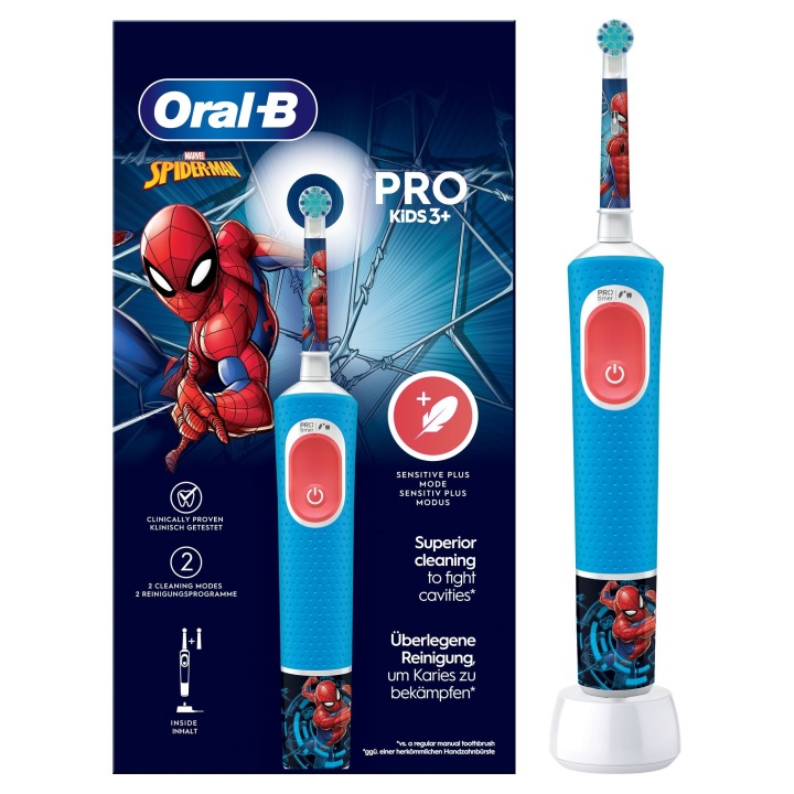 Щіточка електрична Oral-B Vitality Pro D103 Kids Spiderman