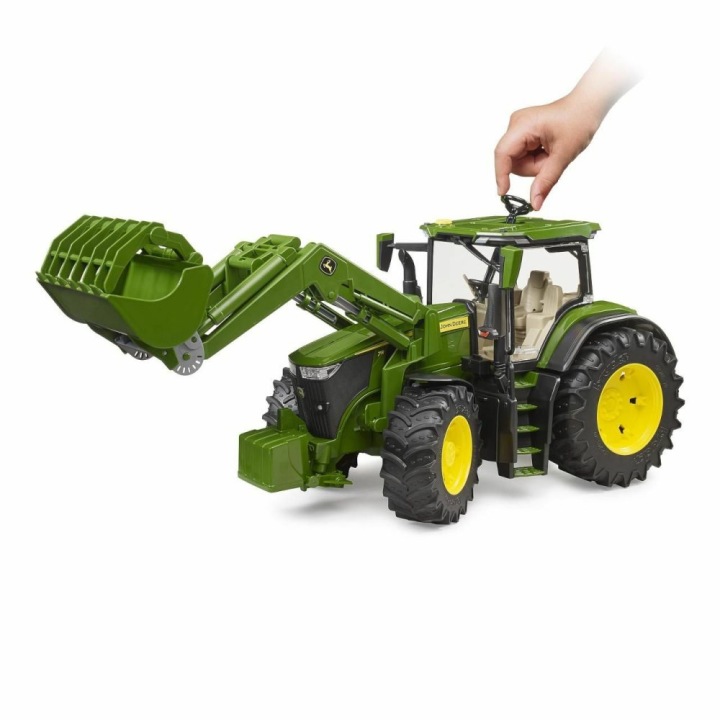 Bruder трактор John Deere 7R 350 з навантажувачем 03151 — фото 6