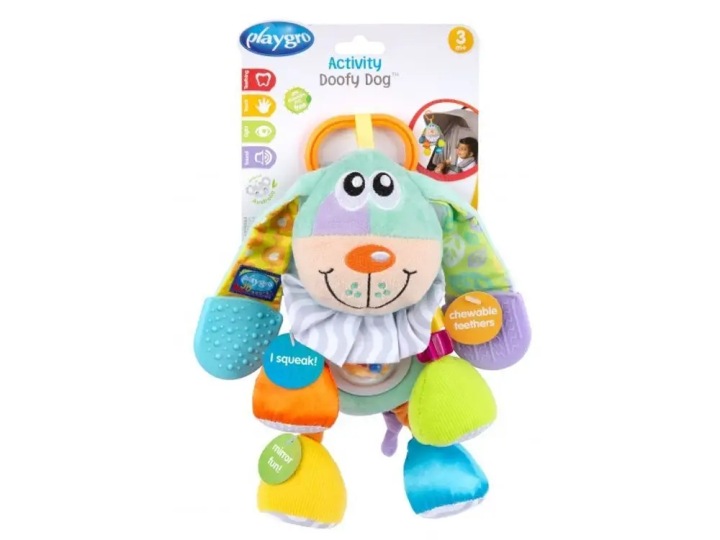 Playgro Підвісна собака з прорізувачами pastel — фото 4