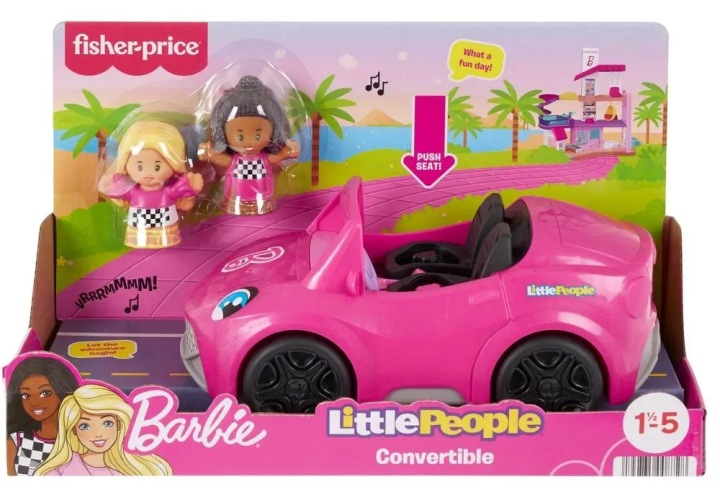 FISHER LITTLE PEOPLE автомобіль BARBIE + 2 фігурки — фото 10