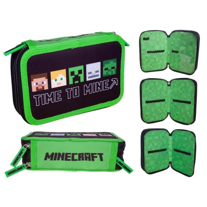 Пенал потрійний JUMBO BW MINECRAFT AC3 — фото 11