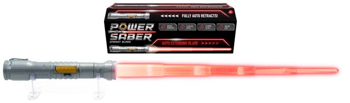 Автоматичний меч енергетичний Power Saber - червоний — фото 7