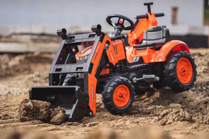 Екскаватор-навантажувач KUBOTA чорна мотика з причепом | FALK | 2065N — фото 4