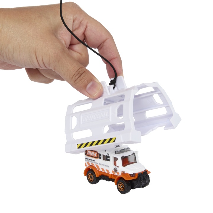 MATCHBOX великий гелікоптер рятувальний + машинка швидка допомога лебідка рухомий пропелер — фото 8