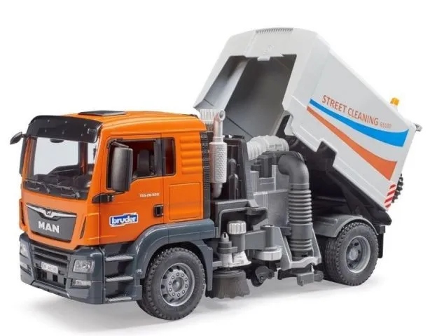 BRUDER Підмітальна машина вулиць MAN TGS LKW 03780 — фото 10