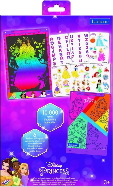 LEXIBOOK E-ink планшет графічний для малювання Disney Princess CRT10DP — фото 6