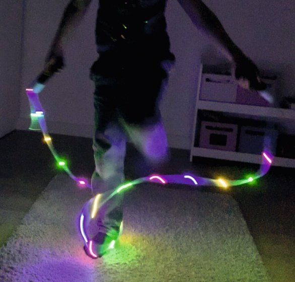 Скакалка регульована з діодами LED (вживаний) — фото 3